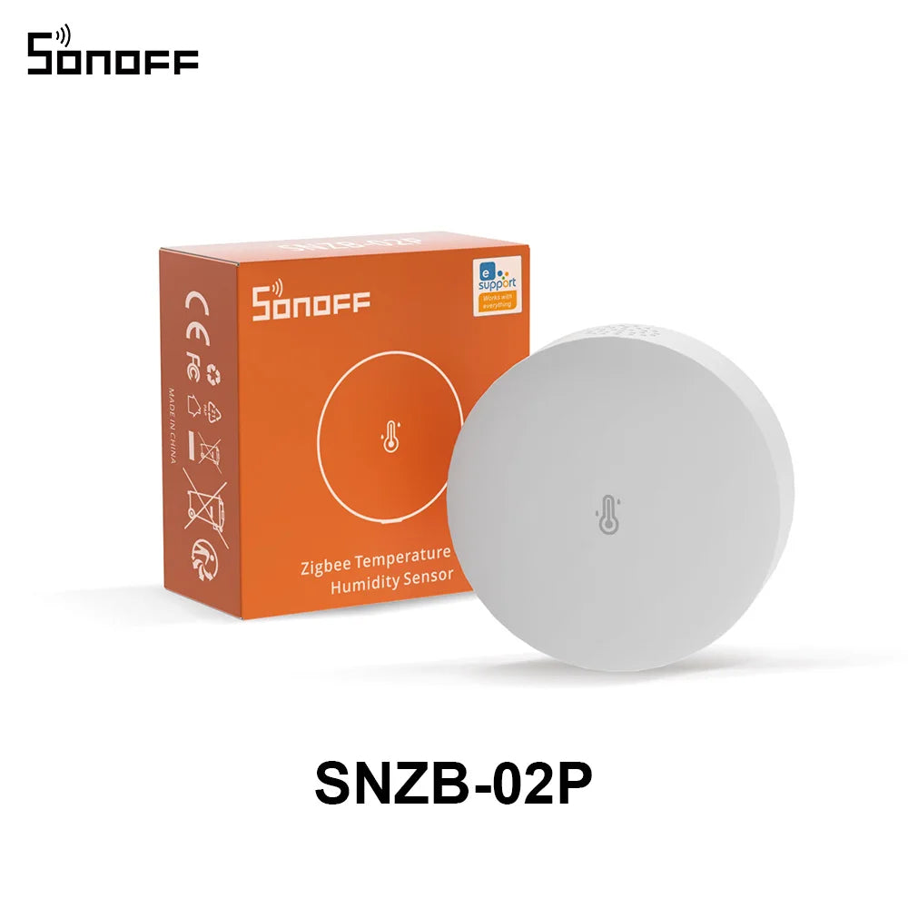 حساس حرارة ورطوبة SONOFF Zigbee SNZB-02P – قطعة واحدة