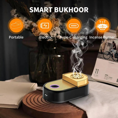 مبخرة كهربائية سيراميك بمنفذ USB للعود – صورة 3