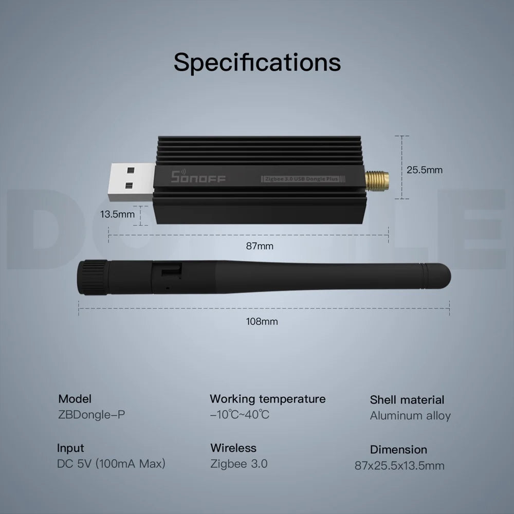 دونجل SONOFF Zigbee 3.0 USB موديل ZBDongle-P – صورة 10