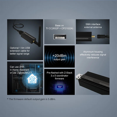 دونجل SONOFF Zigbee 3.0 USB موديل ZBDongle-P – صورة 9