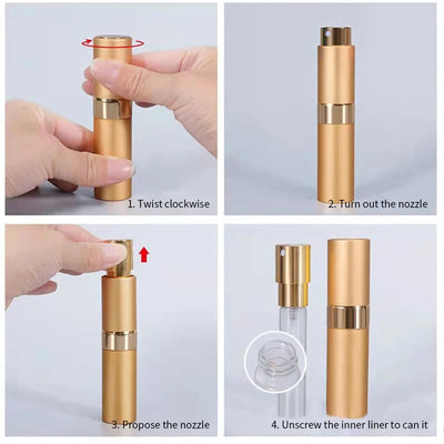 بخاخة عطر للسفر 8 مل قابلة لإعادة التعبئة – صورة 11